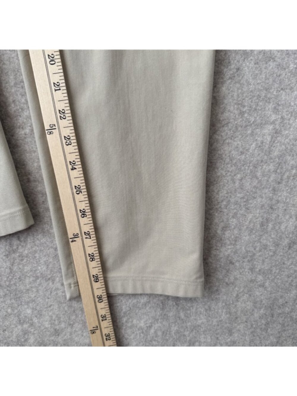 Lululemon ABC Pull On Pants Tan Slim Leg Mens XSmall - Picture 9 of 15